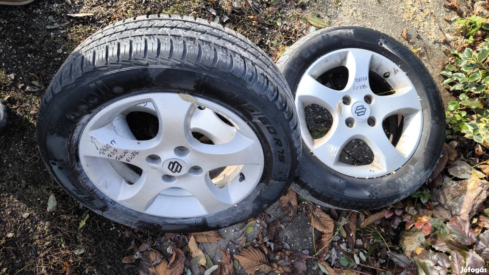 Suzuki Swift 4x100 2005- alufelni pótkerék 15 col  darabra 
