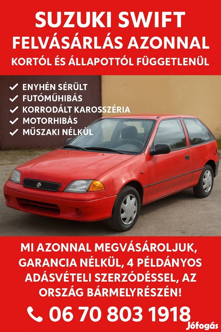 Suzuki Swift Fell Vásarlás