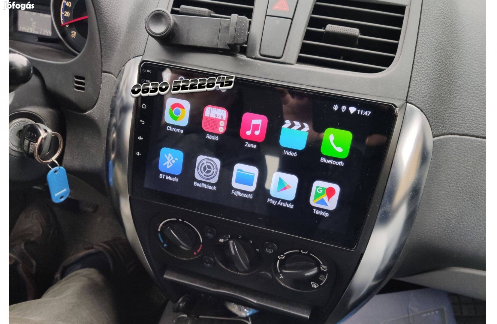 Suzuki Sx4 Android Rádió Multimédia 9" Kijelző Navigáció Autórádió