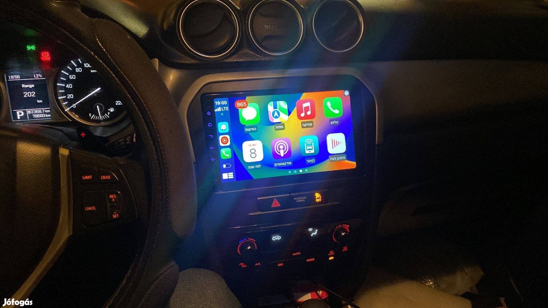 Suzuki Vitara Carplay Android Autó Multimédia GPS Rádió Kamerával!