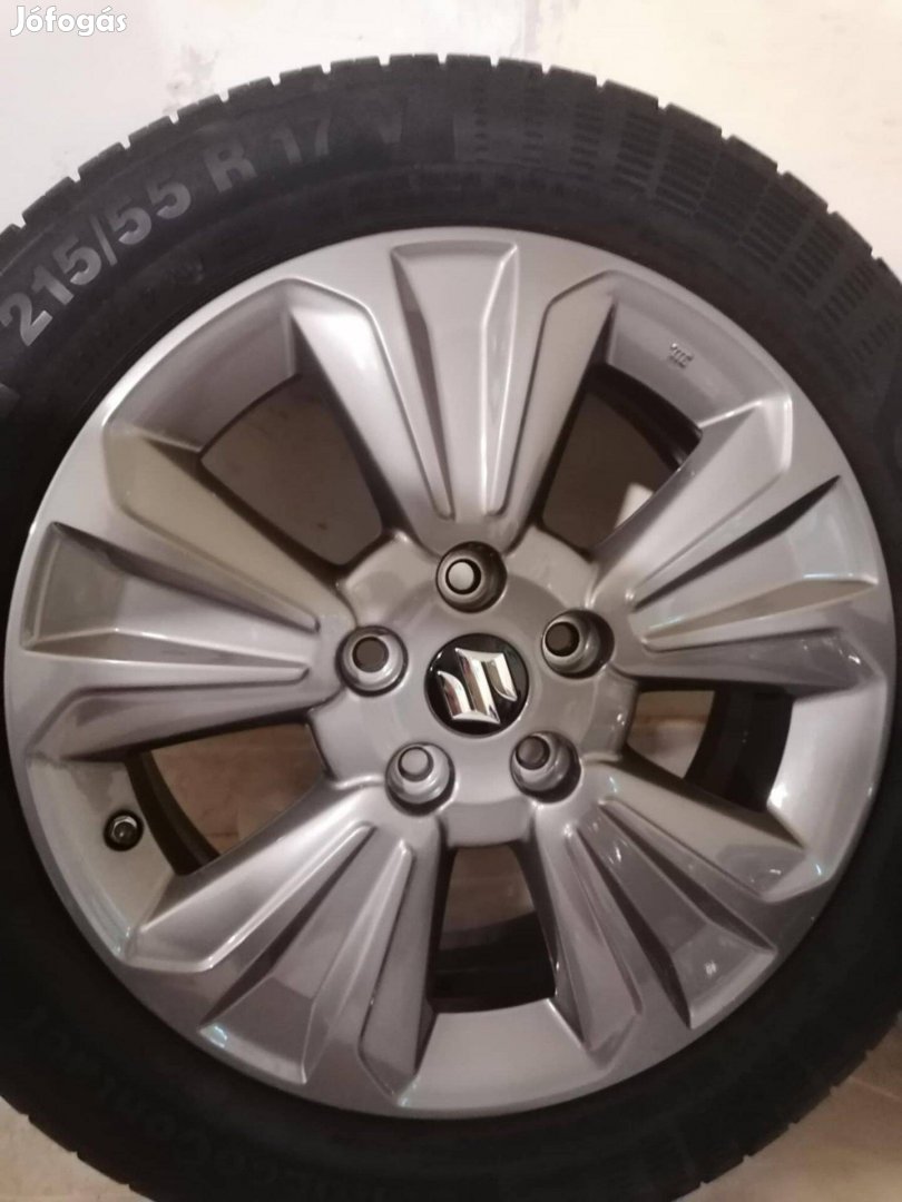 Suzuki Vitara/S cross gyári alufelni Continental 215/55 R17+Tpms