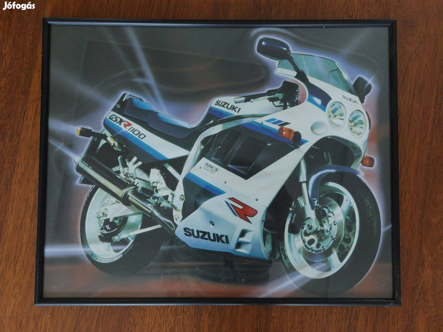 Suzuki - motoros - falikép 40x30 cm