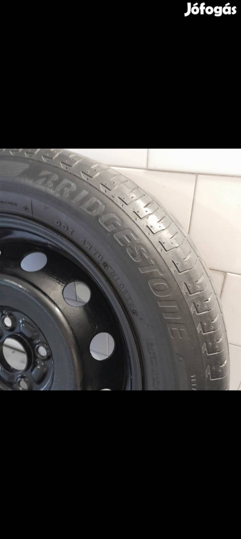 Suzuki gyári15"4×100 3db kerék nyári gumival (pótkeréknek is alkalmas)