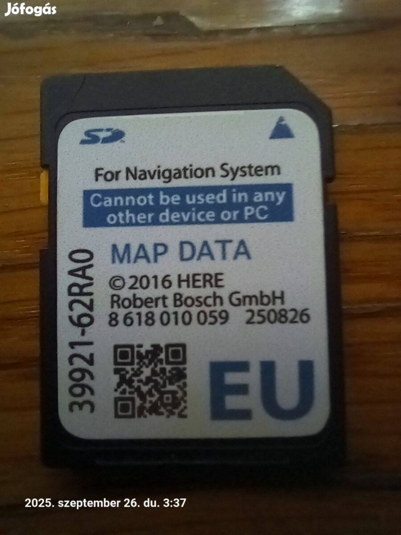 Suzuki navigációs kártya