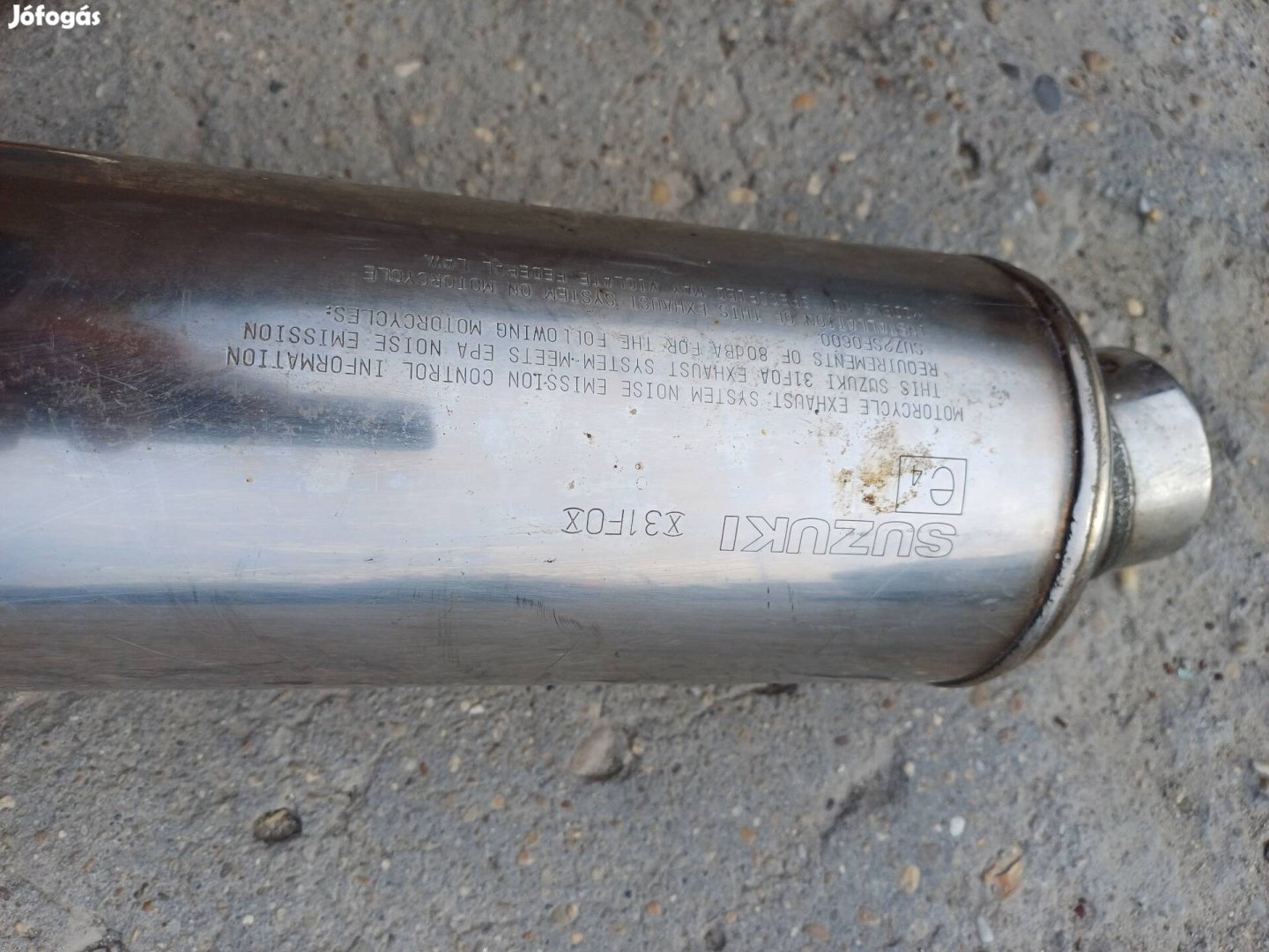 Suzuki sv650 gyári kipufogó 