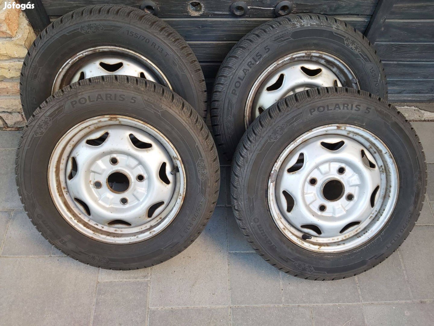 Suzuki swiften használt Barum Polaris téli gumi szett eladó