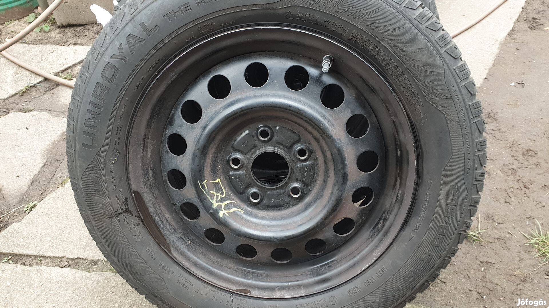 Suzuki vitara téli szett 215/60 R16 , tpms szenzor