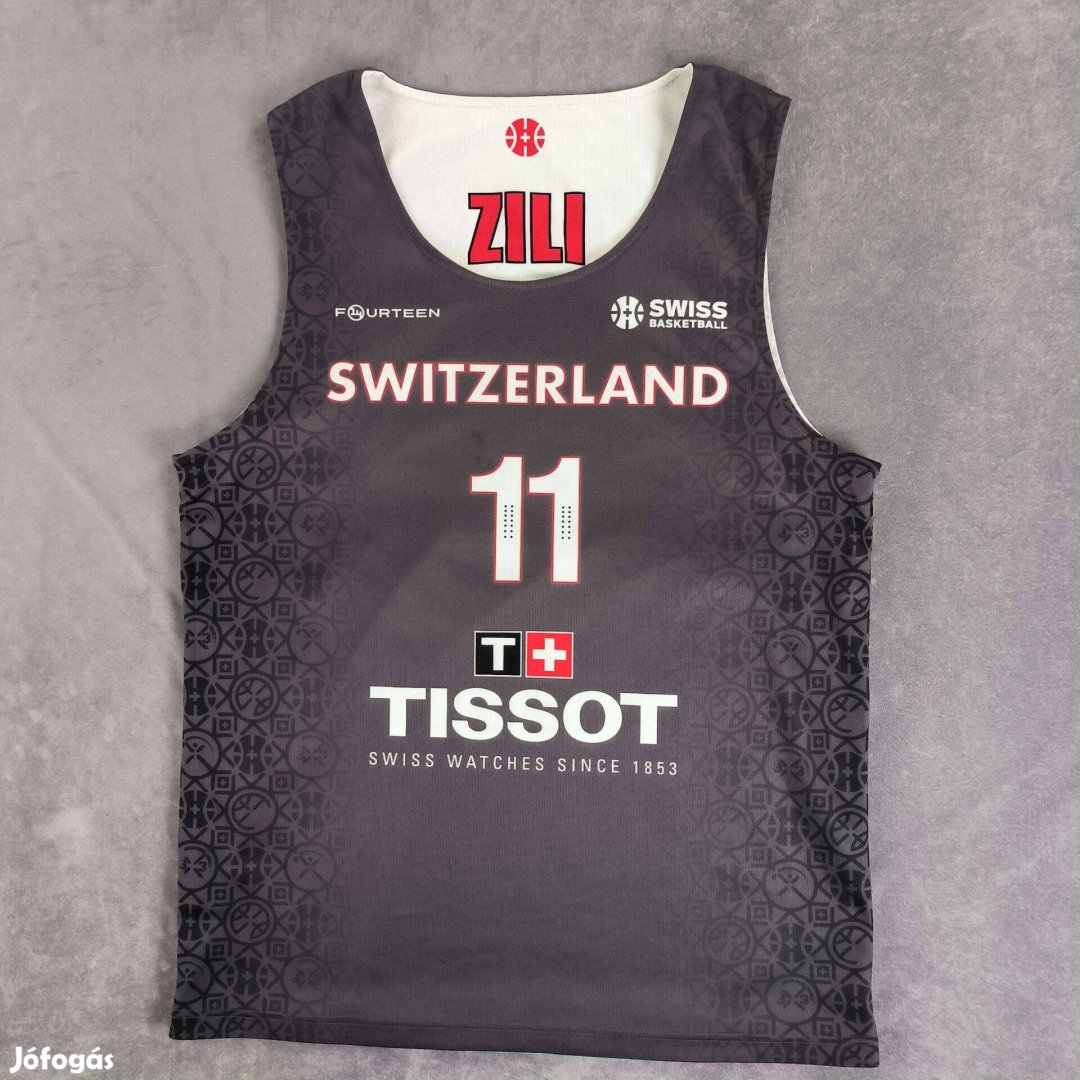 Svájc Florian Zili Fourteen kosárlabda mez L-es