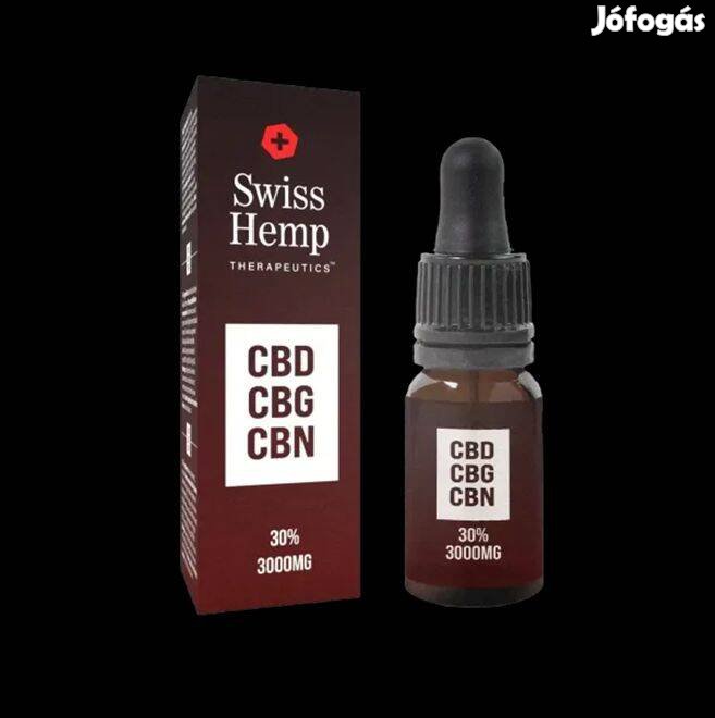 Svájci CBD + CBG + CBN olaj, kenderolaj 30% - 10ml, készleten