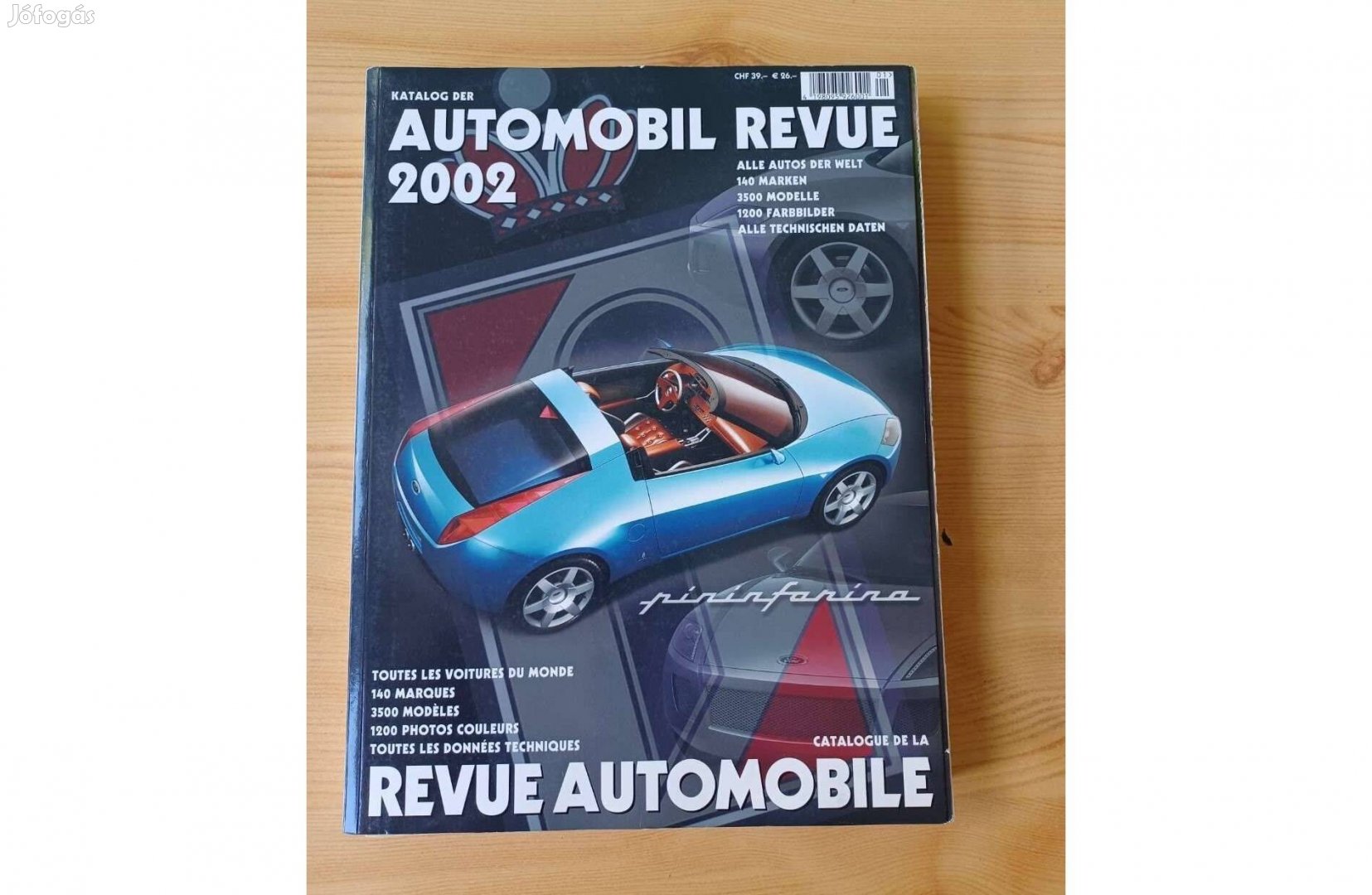 Svájci autókatalógus Katalog der Automobil Revue 2002