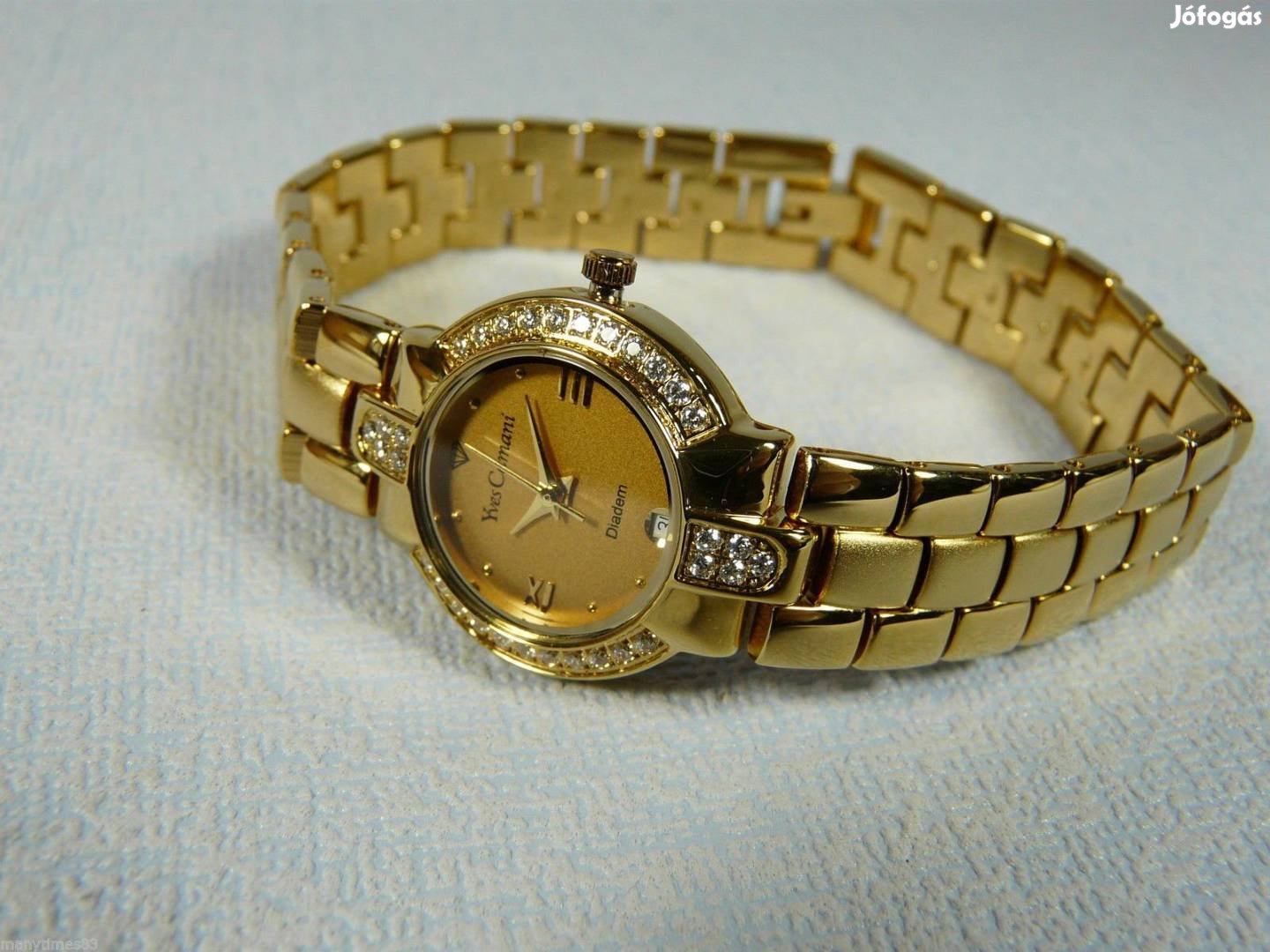 Svájci luxus női ékszer óra, gyémánt jellegű köves karóra