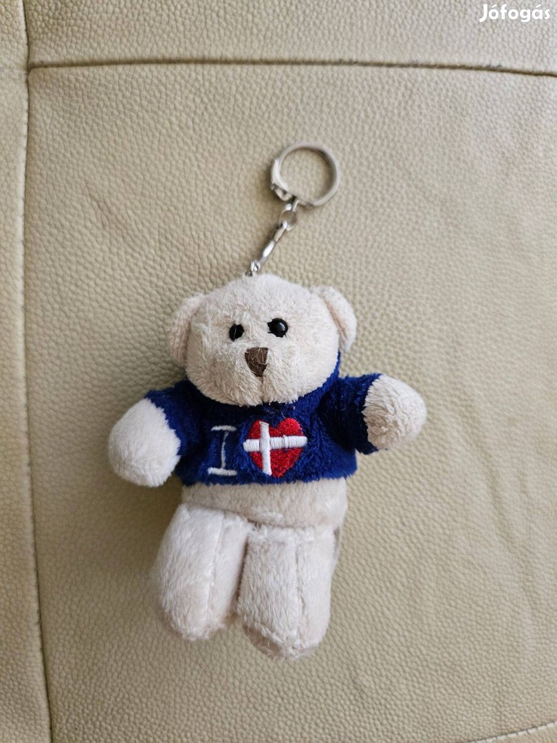 Svájci maci medve kapucnival kulcstartó táska lógó kulcs