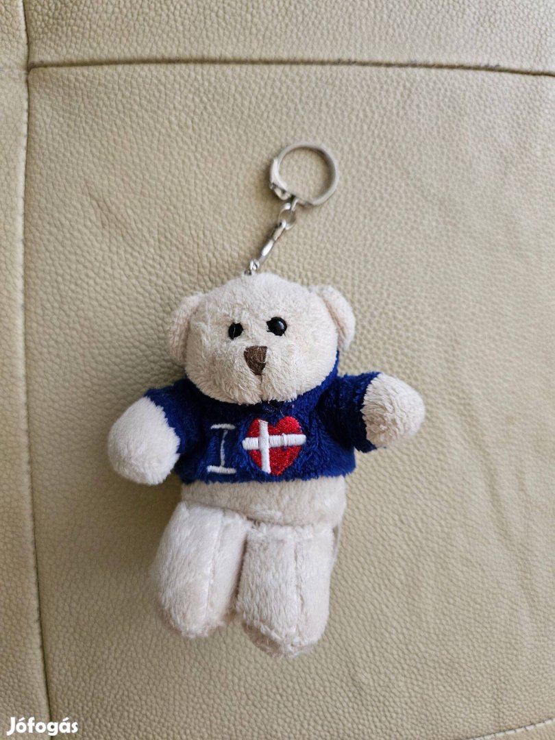 Svájci maci medve kapucnival kulcstartó táska lógó kulcs