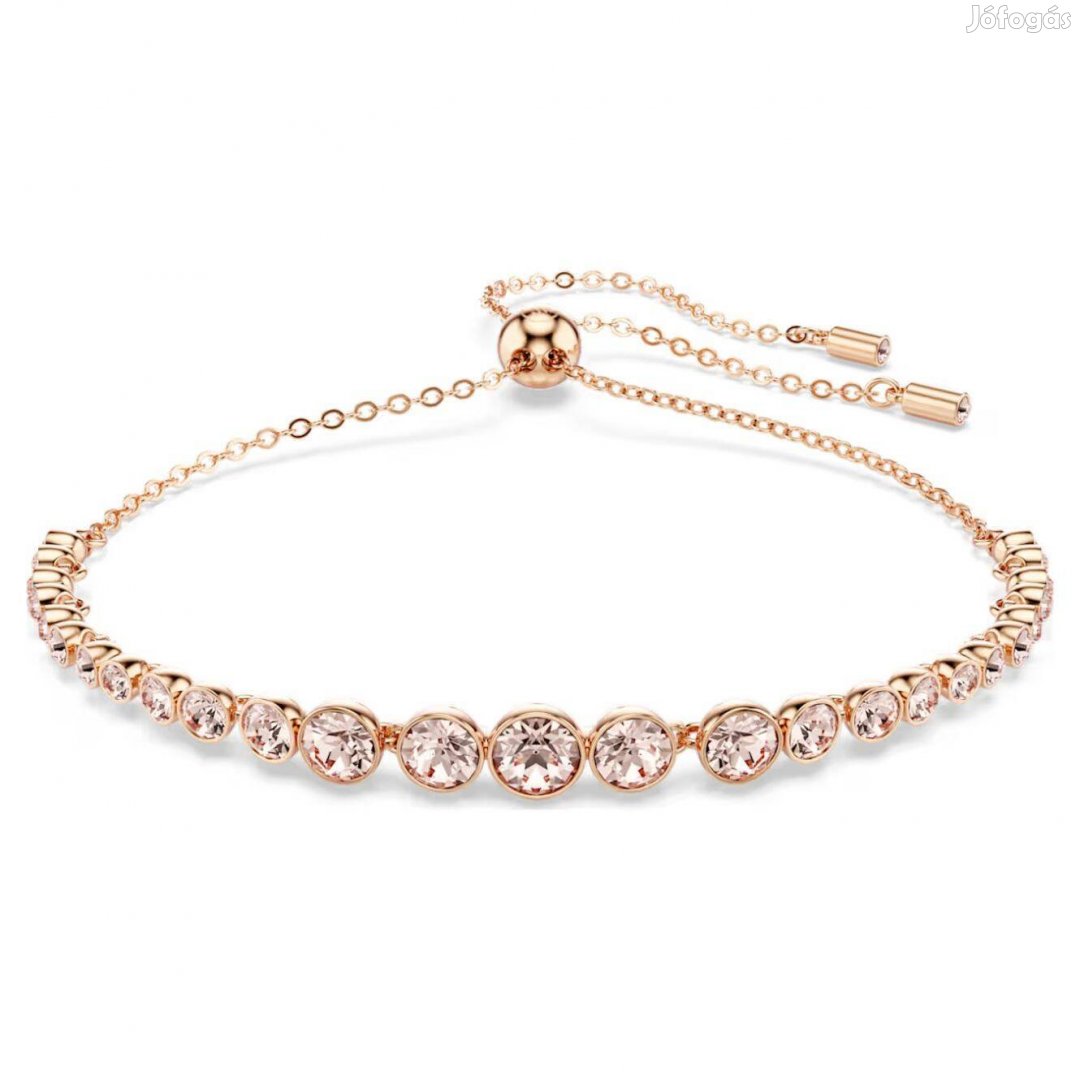 Swarovski Imber Emily Tennis karkötő, rose gold