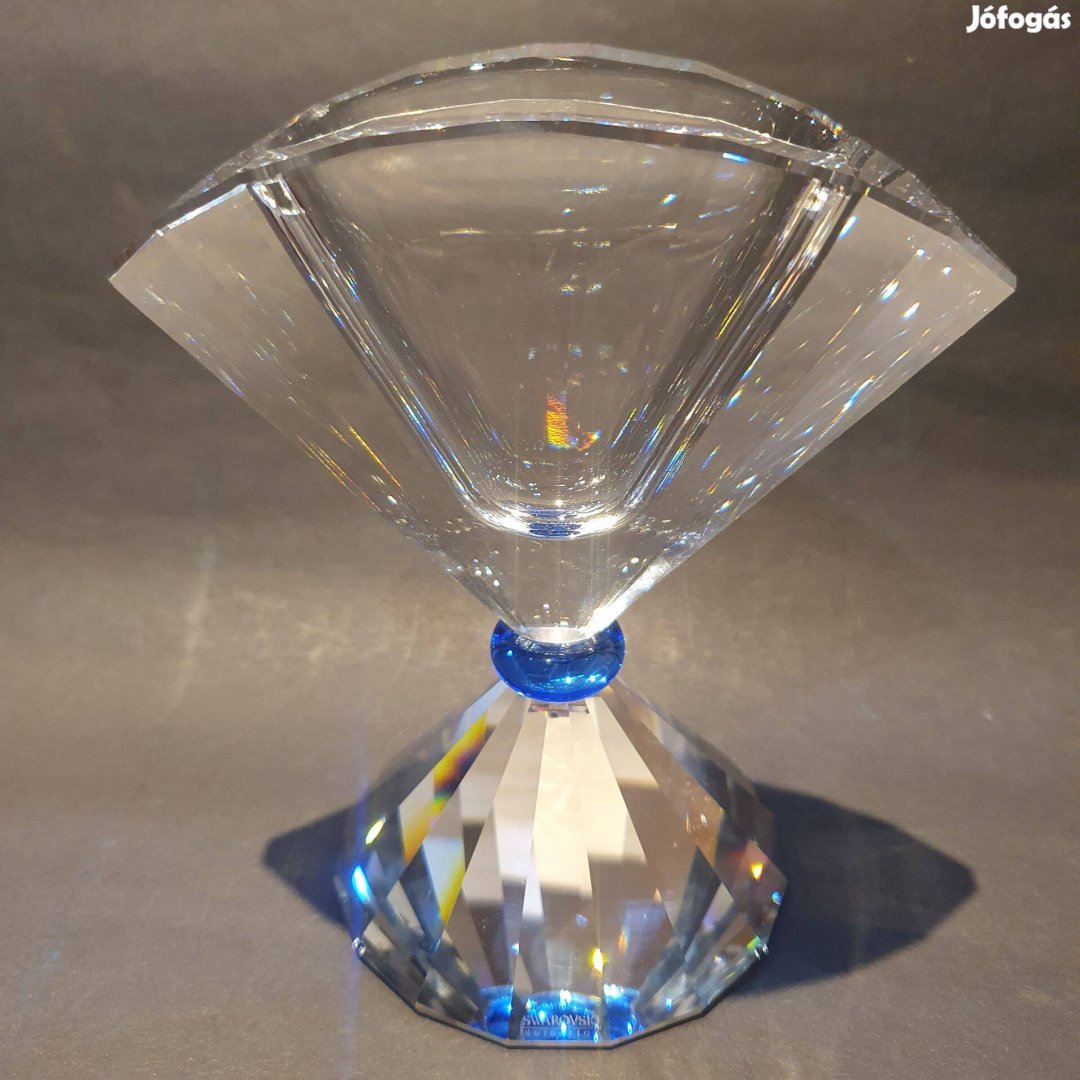 Swarovski kristály hibátlan meseszép váza 1992-ből