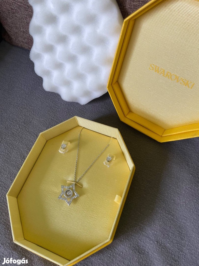 Swarovski nyaklánc, fülbevaló szett