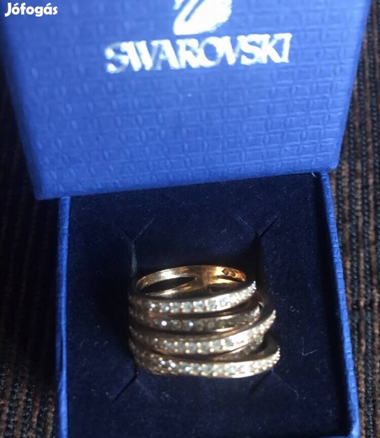 Swarovski rozé gyűrű eladó!