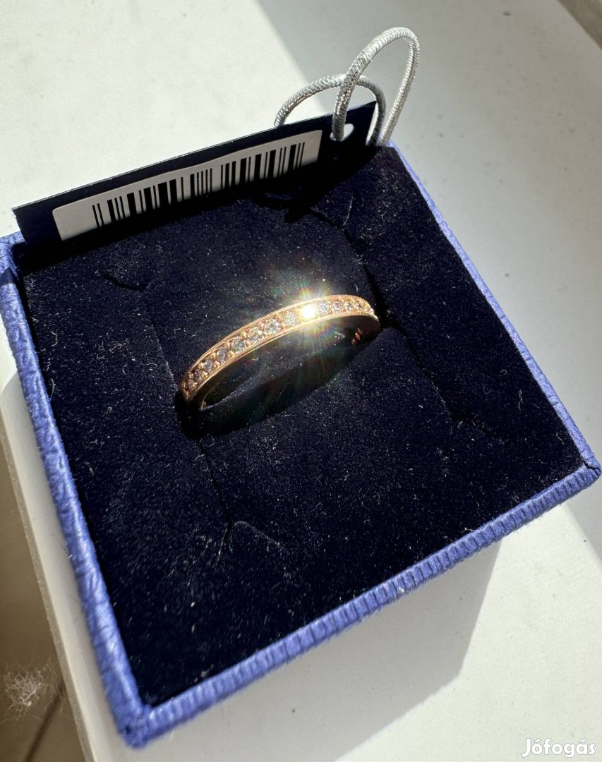 Swarowski Rare gyűrű Fehér, Rózsaarany-tónusú bevonattal
