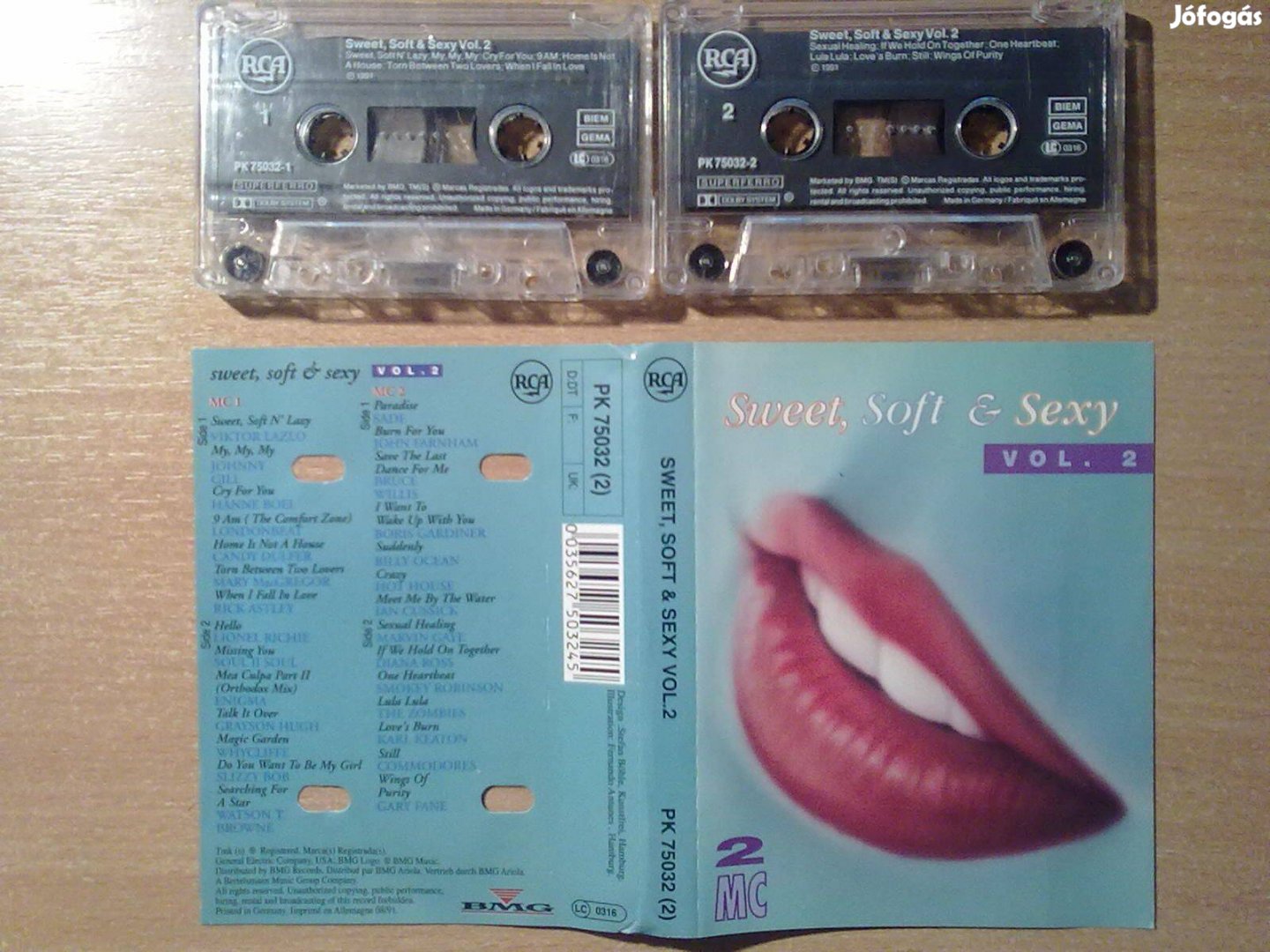 Sweet, Soft & Sexy - Vol. 2 (2 db kazetta) Ritkaság