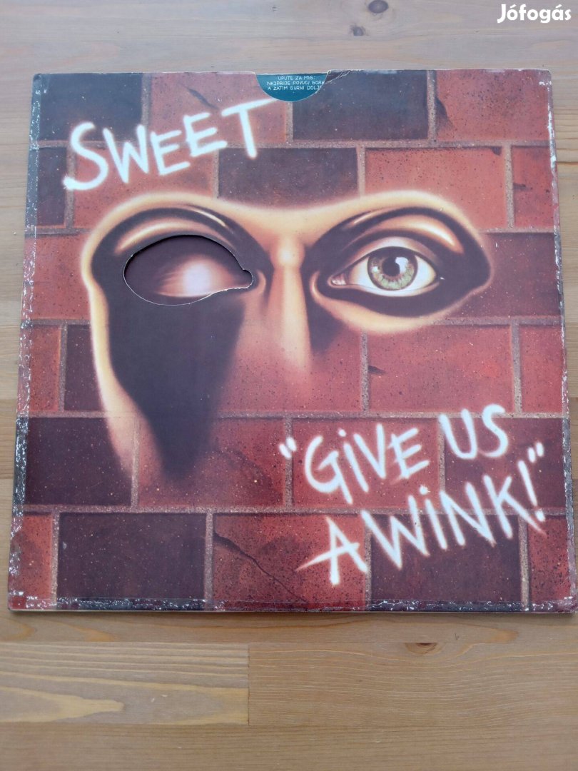 Sweet - Give us a wink hanglemez lp