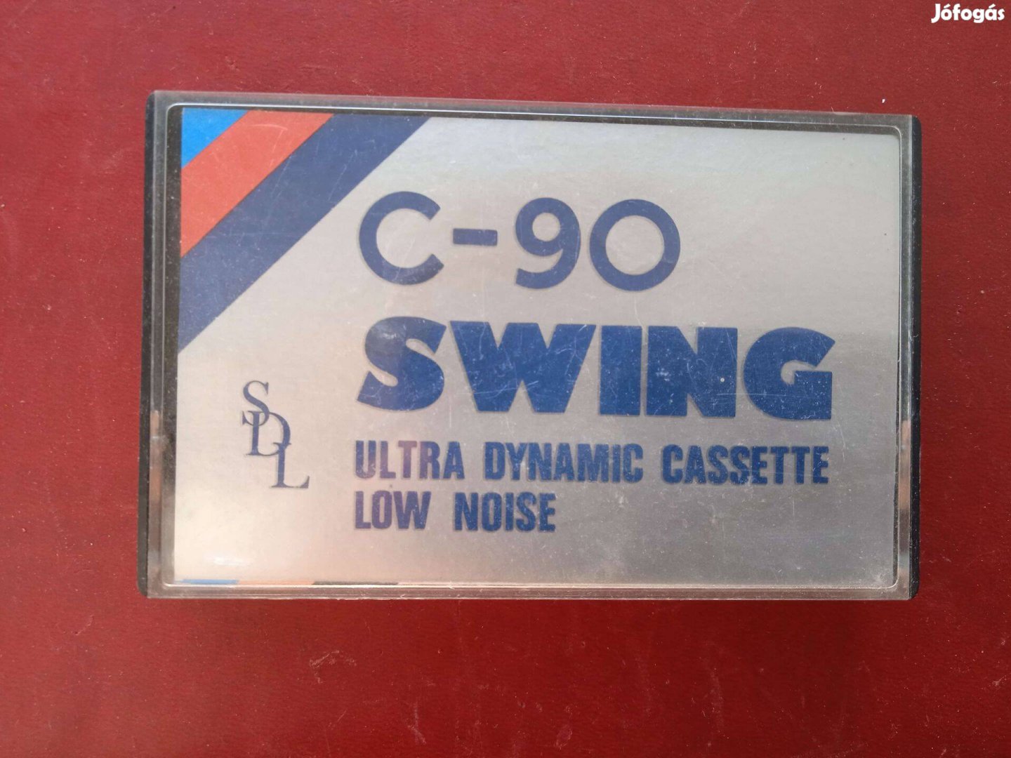 Swing , SDL C-90 retro audio kazetta , írásmentes papír