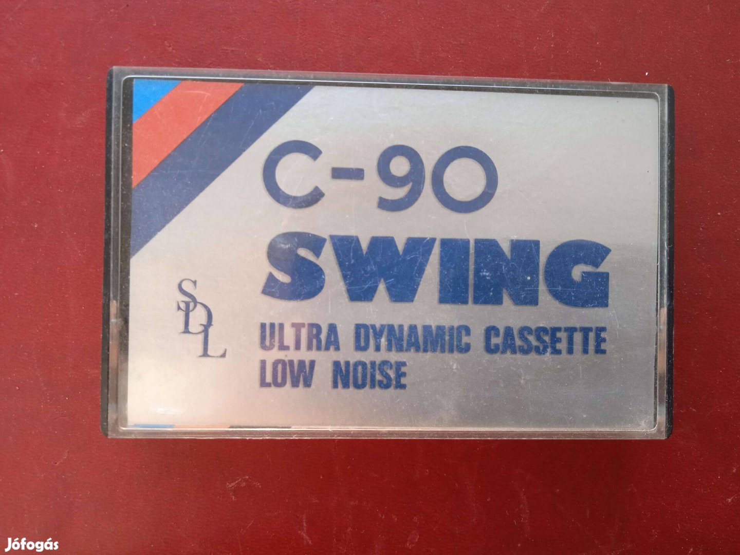 Swing , SDL C-90 retro audio kazetta , írásmentes papír