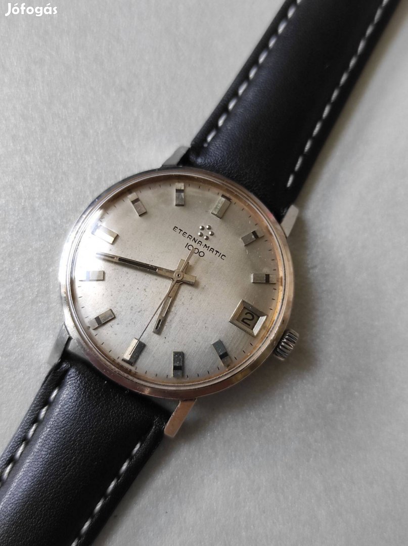 Swiss Eterna-Matic Acéltokos Automata karóra
