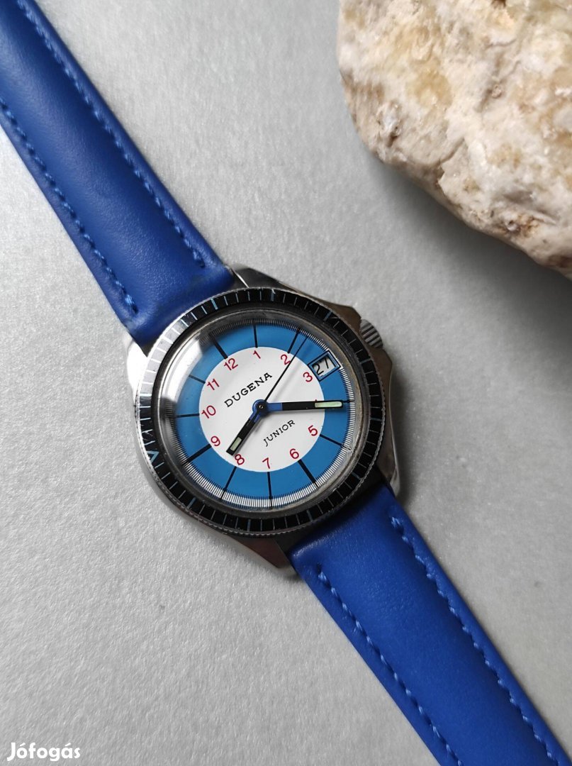 Swiss Ritka Dugena Junior Acéltokos mechanikus karóra