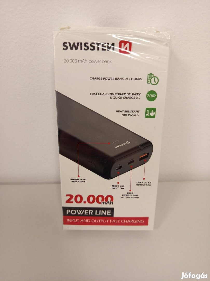 Swissten 20000 mAh power bank
