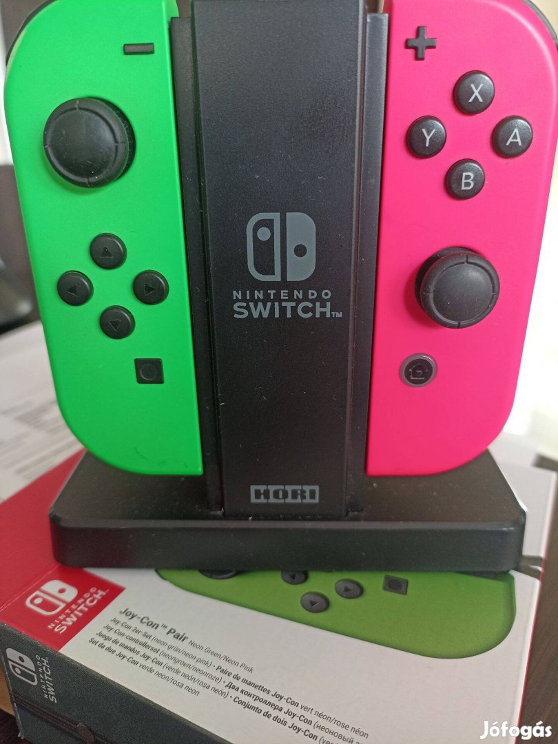 Switch Joy - con sett + dupla dokkolós töltő