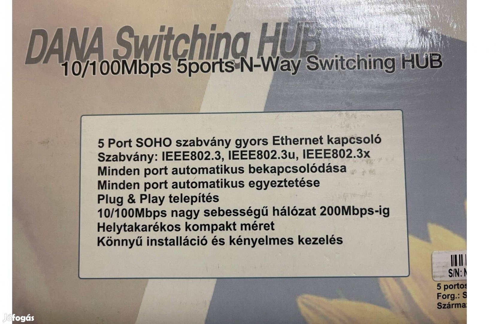Switching Hub 10/100 Mbps - 200 Mbps-ig. 5 port-Nway NW550SW