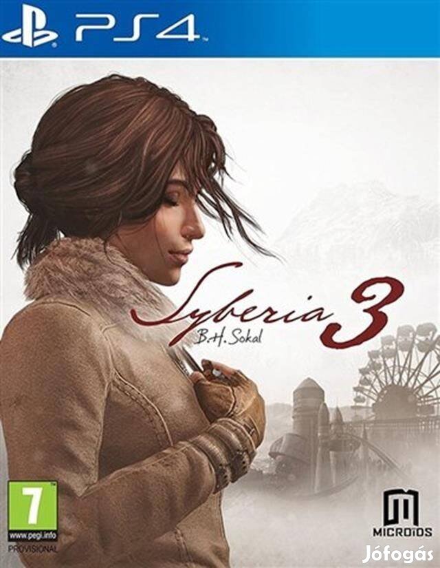 Syberia 3 eredeti Playstation 4 játék