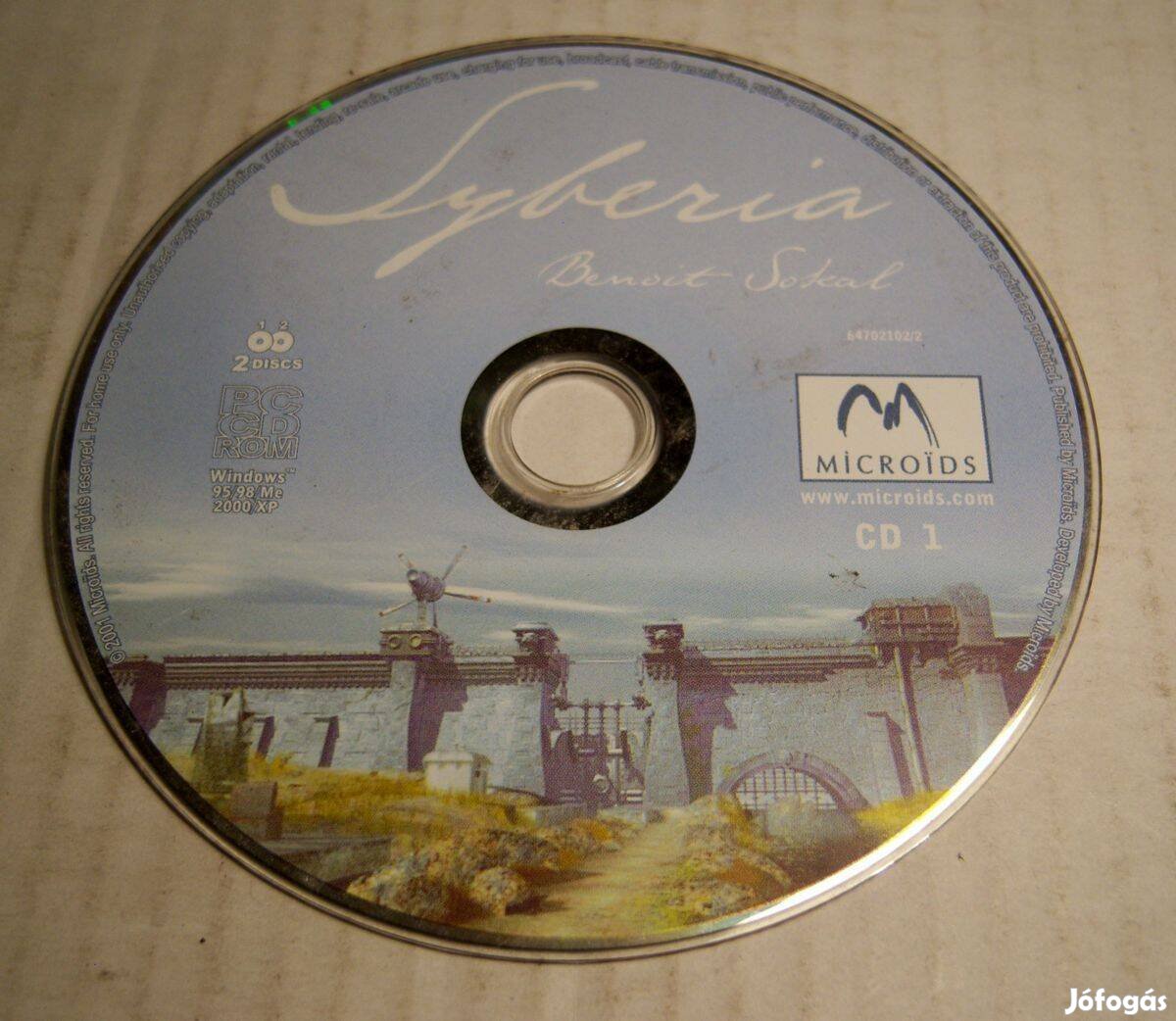 Syberia Benoit Sokal CD-1 (2001) jogtiszta (teszteletlen)