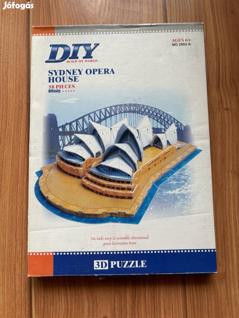 Sydney opera house 3D puzzle 58 darabos