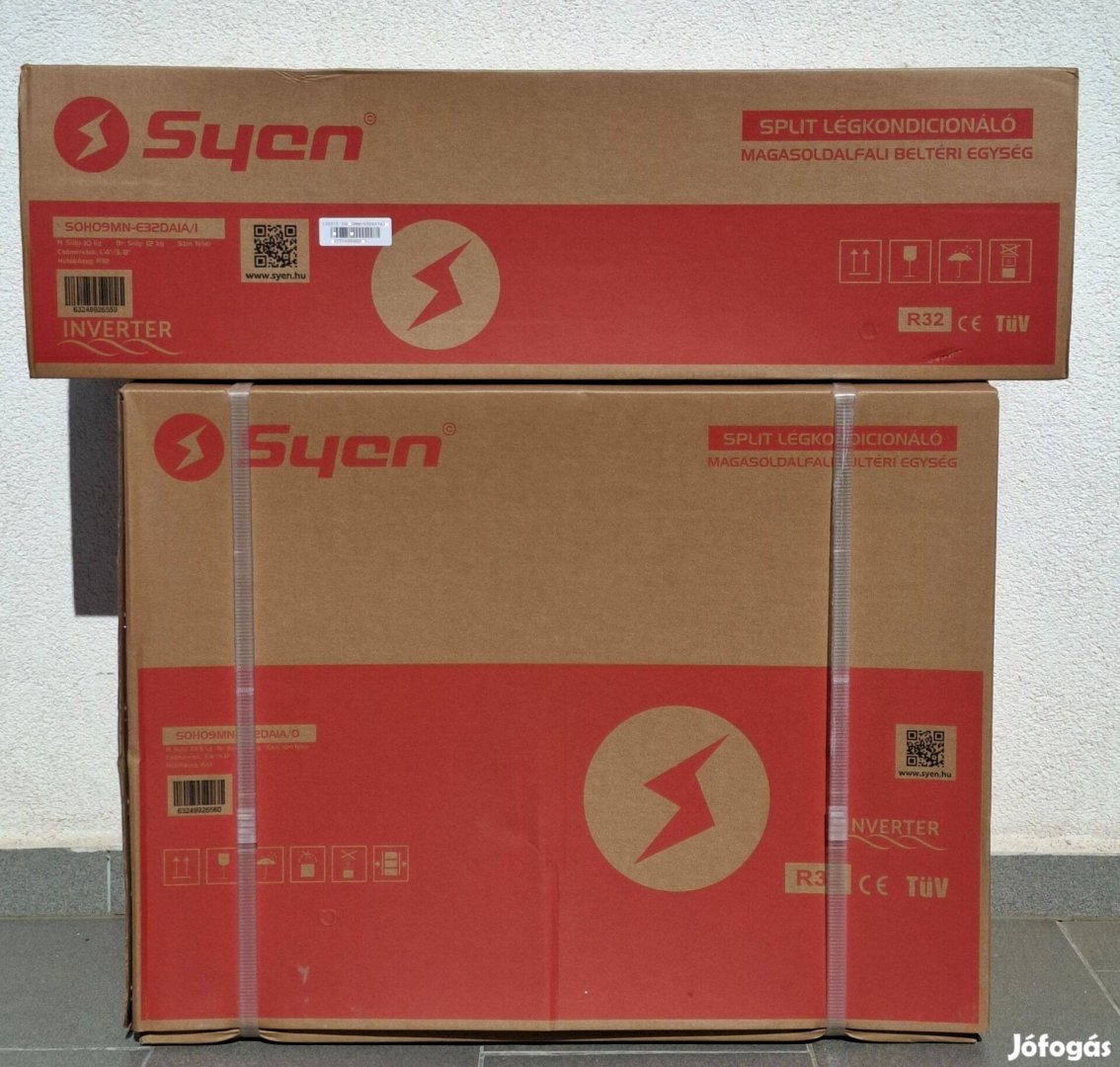 Syen Muse Next 2.7kw Inverteres klíma szett Hűtésre és Fűtésre is!