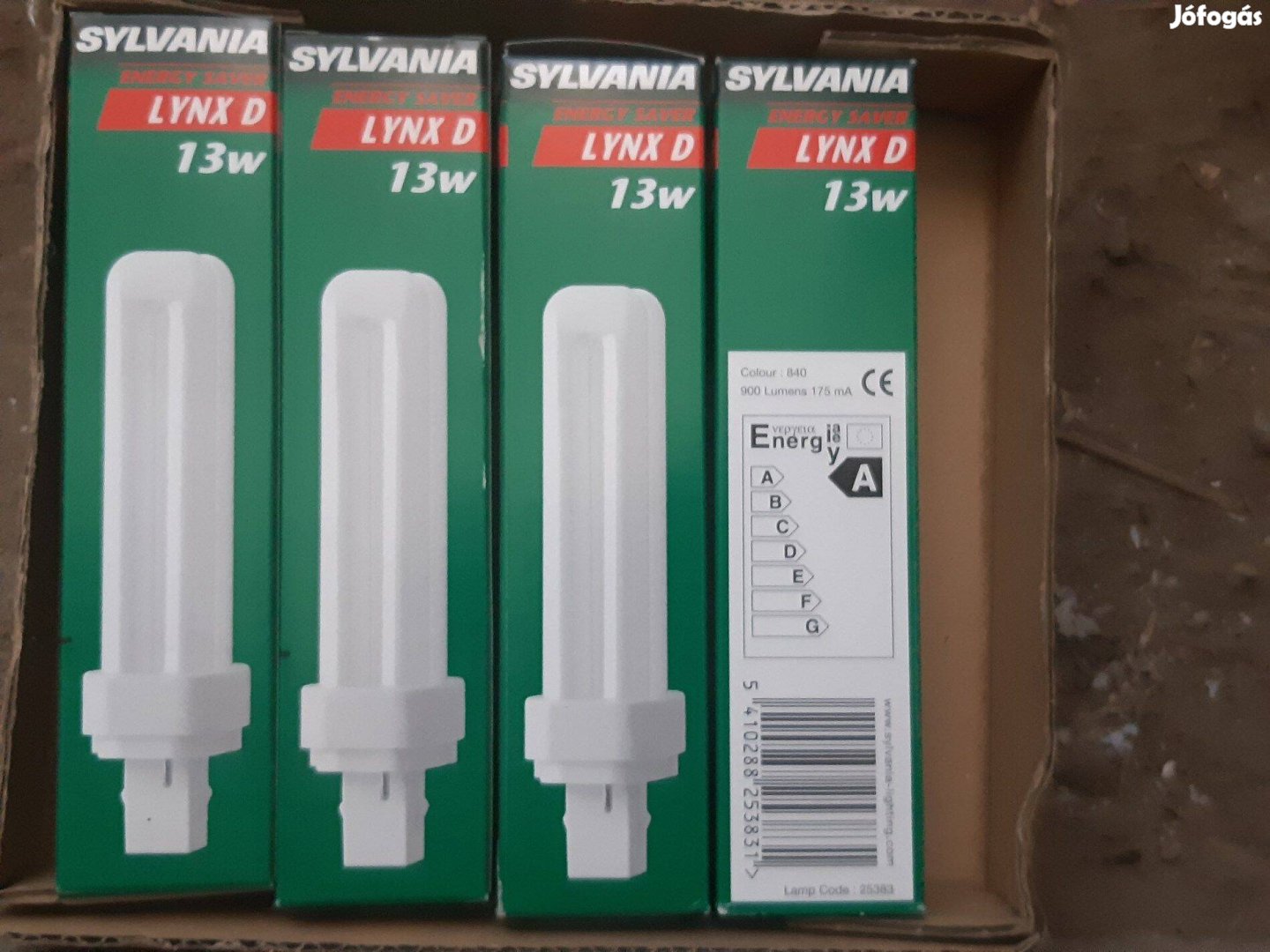 Sylvania Lynx D fénycső 2P G24d-1 13W 900lm 40000K 840