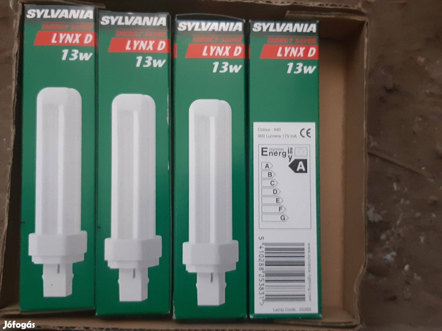 Sylvania Lynx D fénycső 2P G24d-1 13W 900lm 40000K 840