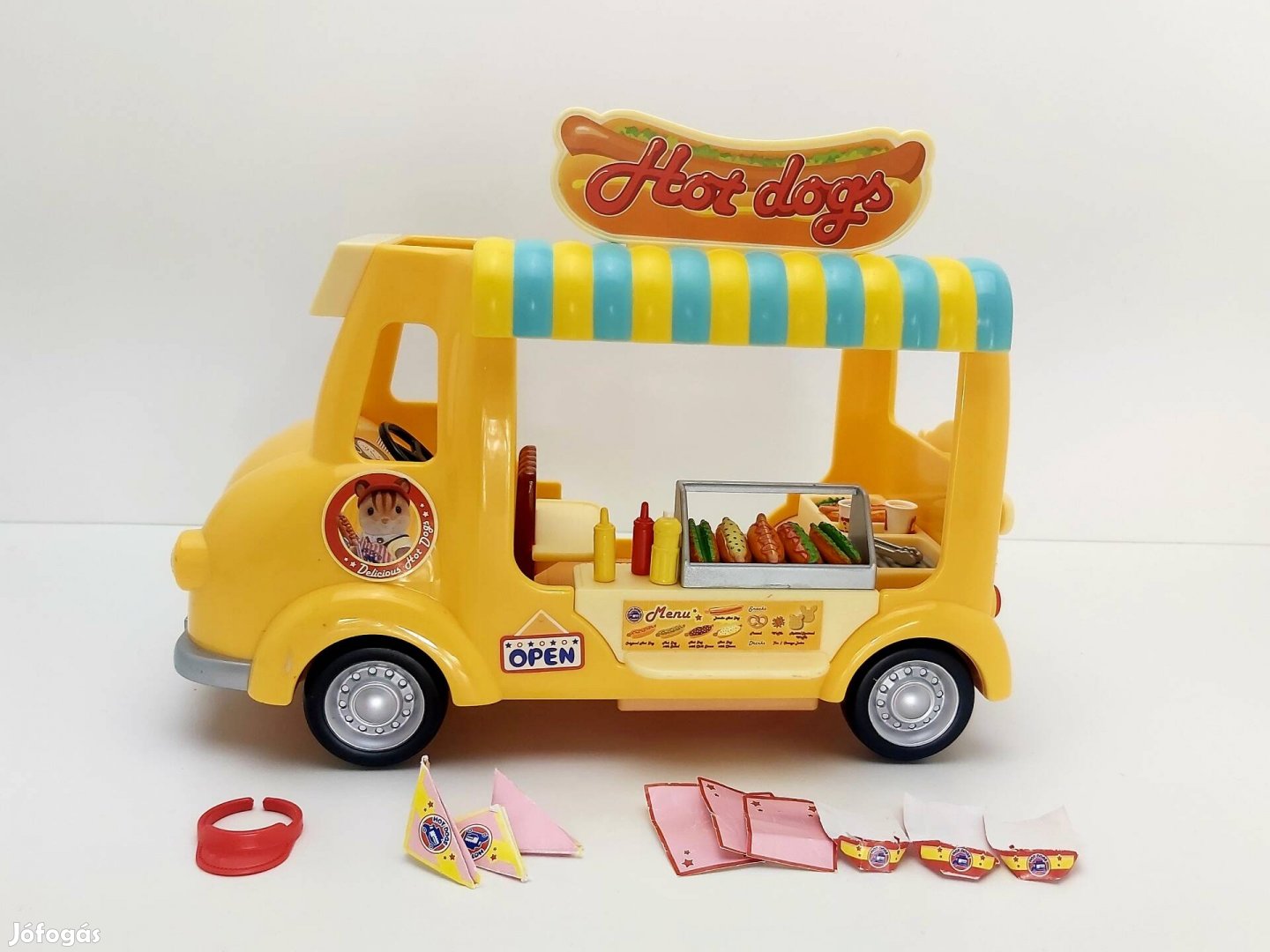 Sylvanian Families hot-dog autó