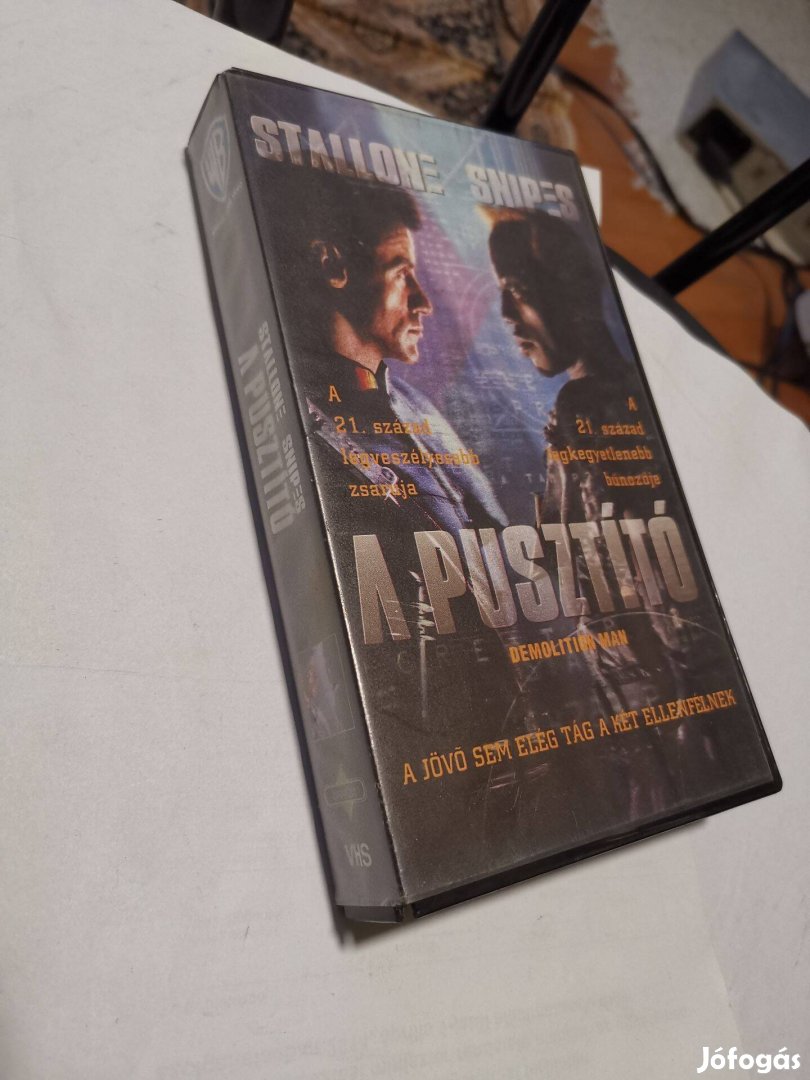 Sylvester Stallone - Wesley Snipes - A pusztító - eredeti VHS film -