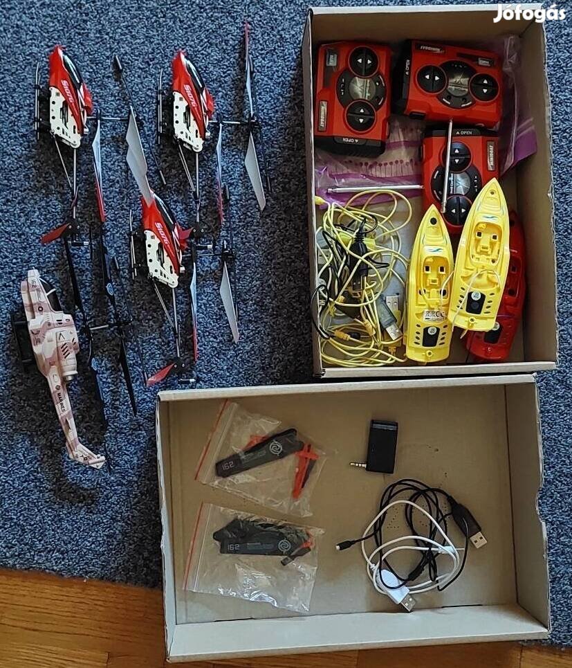 Syma S107G helikopter, távirányítós kis motorcsónak eladó