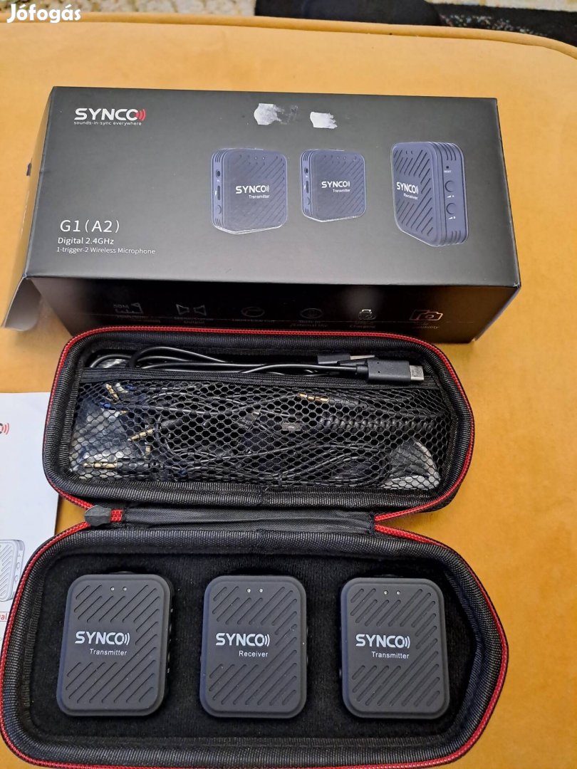 Synco G1 digitális csiptetős vezetéknélküli mikrofonrendszer