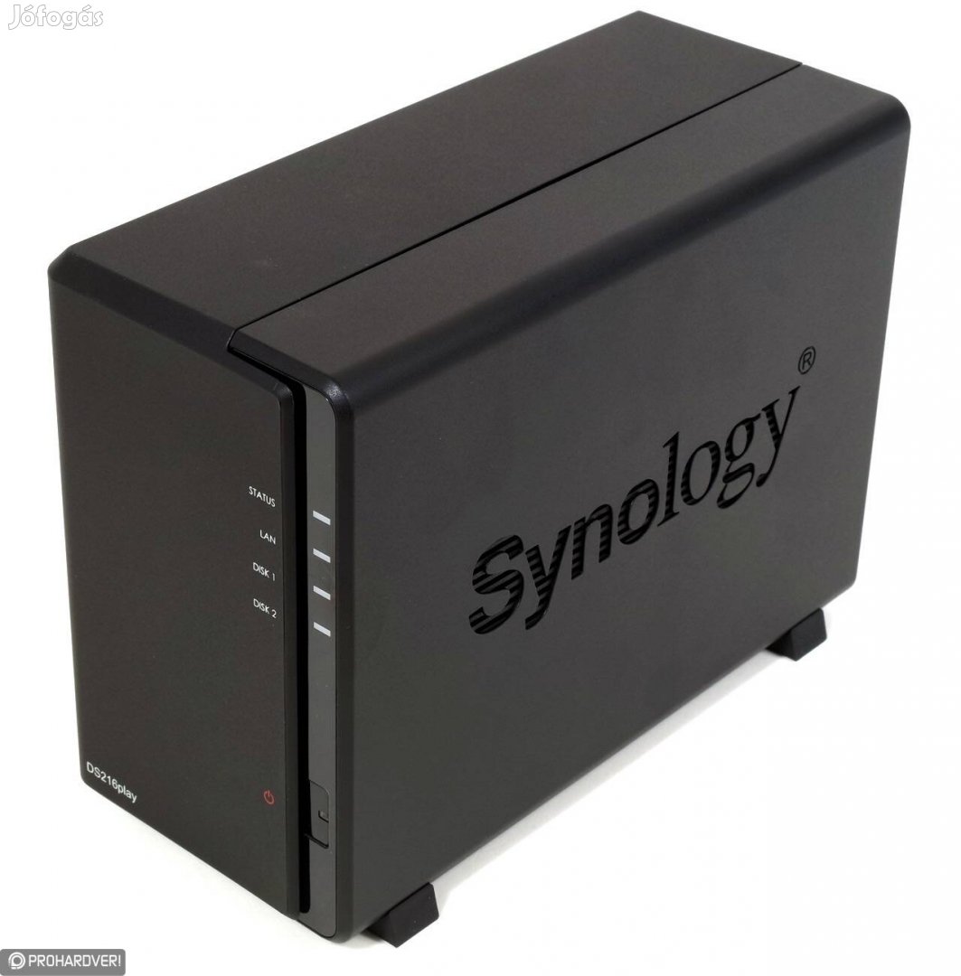 Synology DS216Play eladó 2x1TB HDD-vel