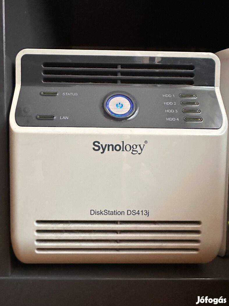 Synology DS413J + 4 db 3TB WD HDD