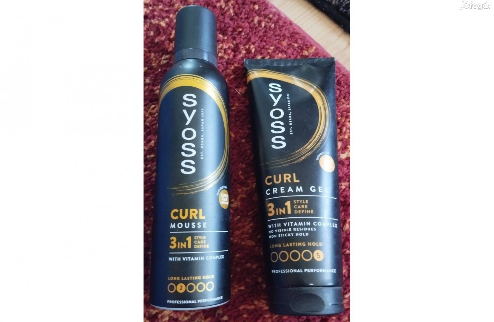 Syoss Curl hajformázó hab és hajzselé