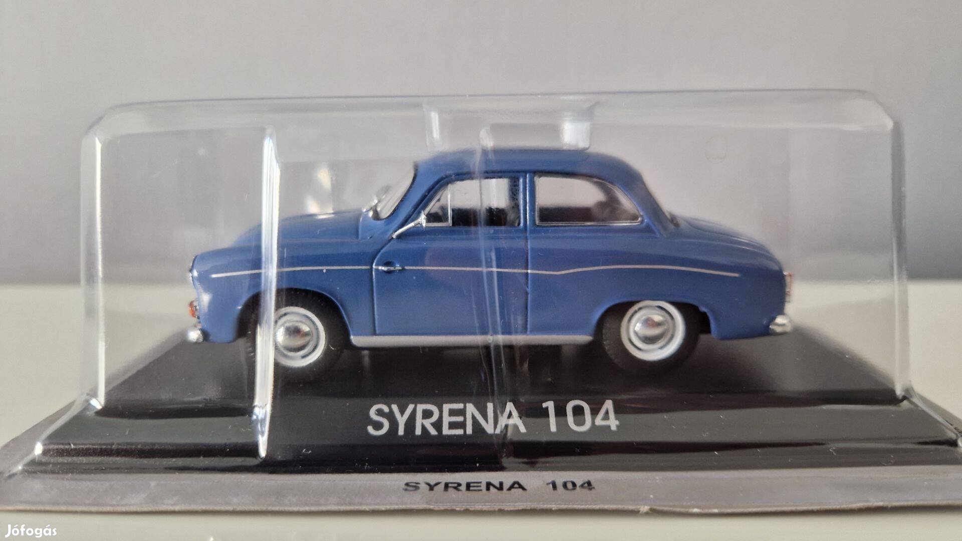 Syrena 104 1:43 1/43 Modell bontatlan kisautó Legendás Autók Lengyel