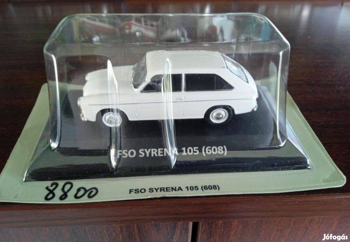 Syrena 105 (608) kisauto modell 1/43 Eladó