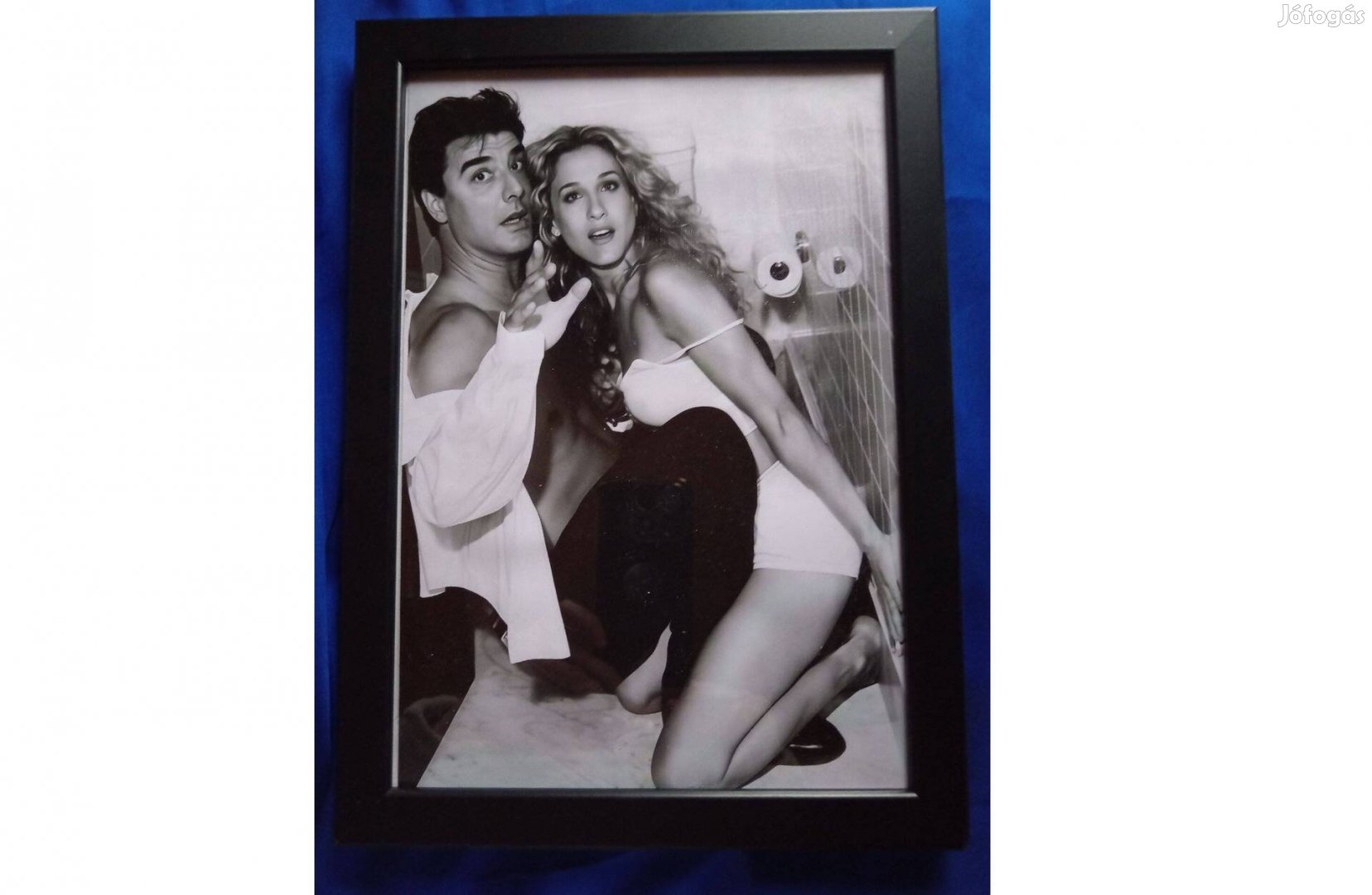 Sz. és New York - Keretezett vászonkép, 24x33cm - A. verzió