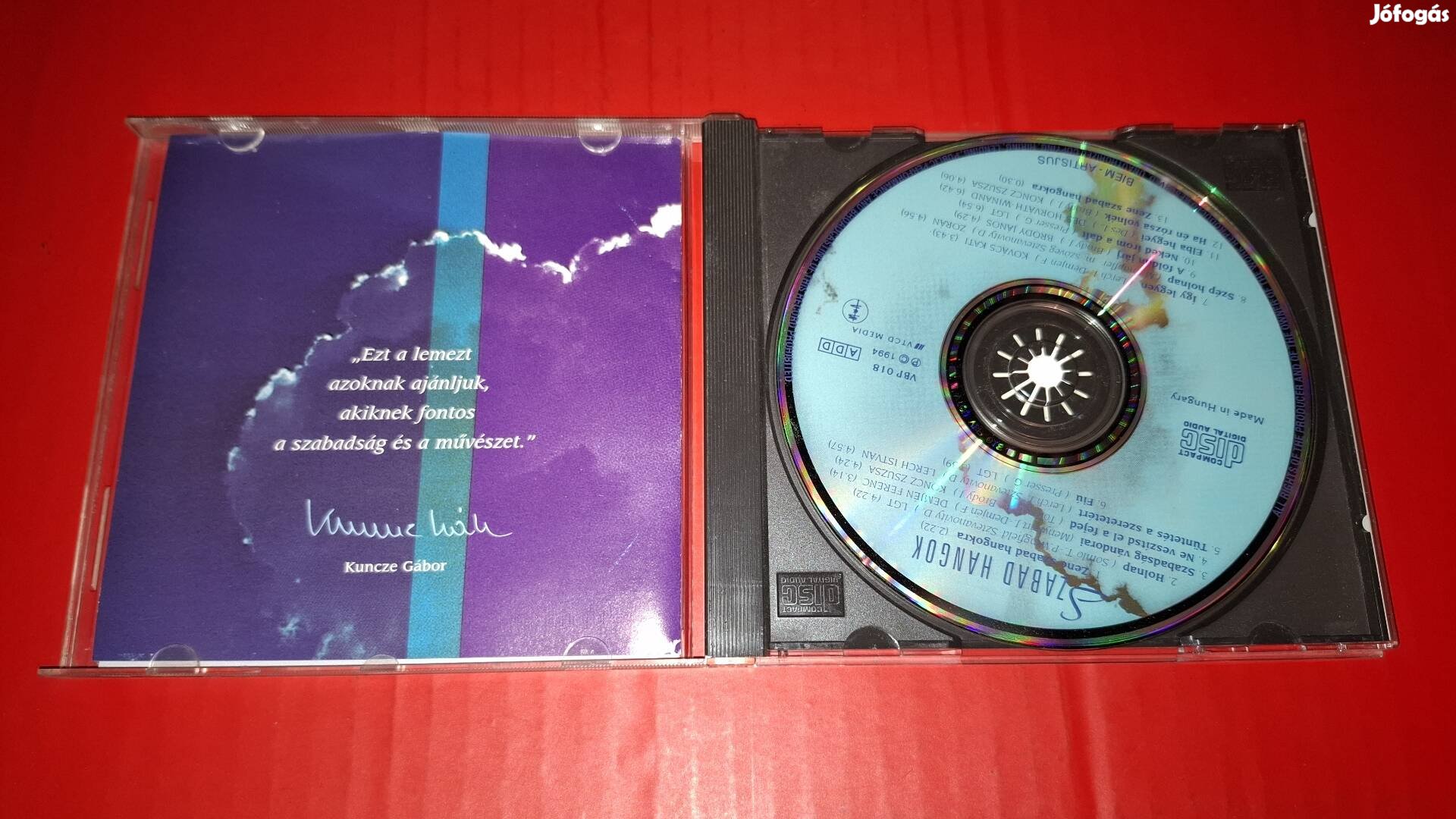 Szabad Hangok Promo Cd 1994 Zorán LGT Bergendy