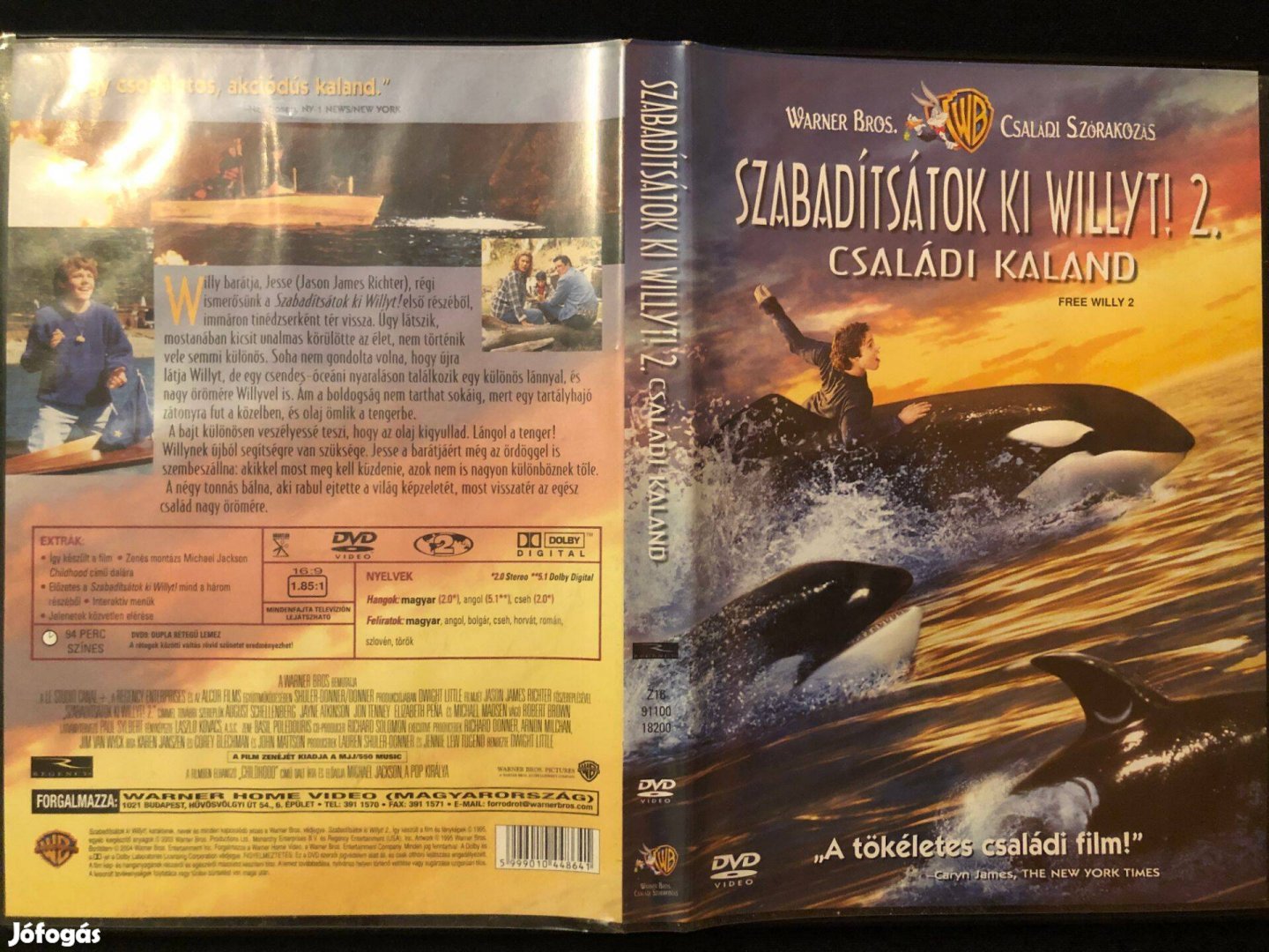 Szabadítsátok ki Willyt 2. DVD (ritkaság)