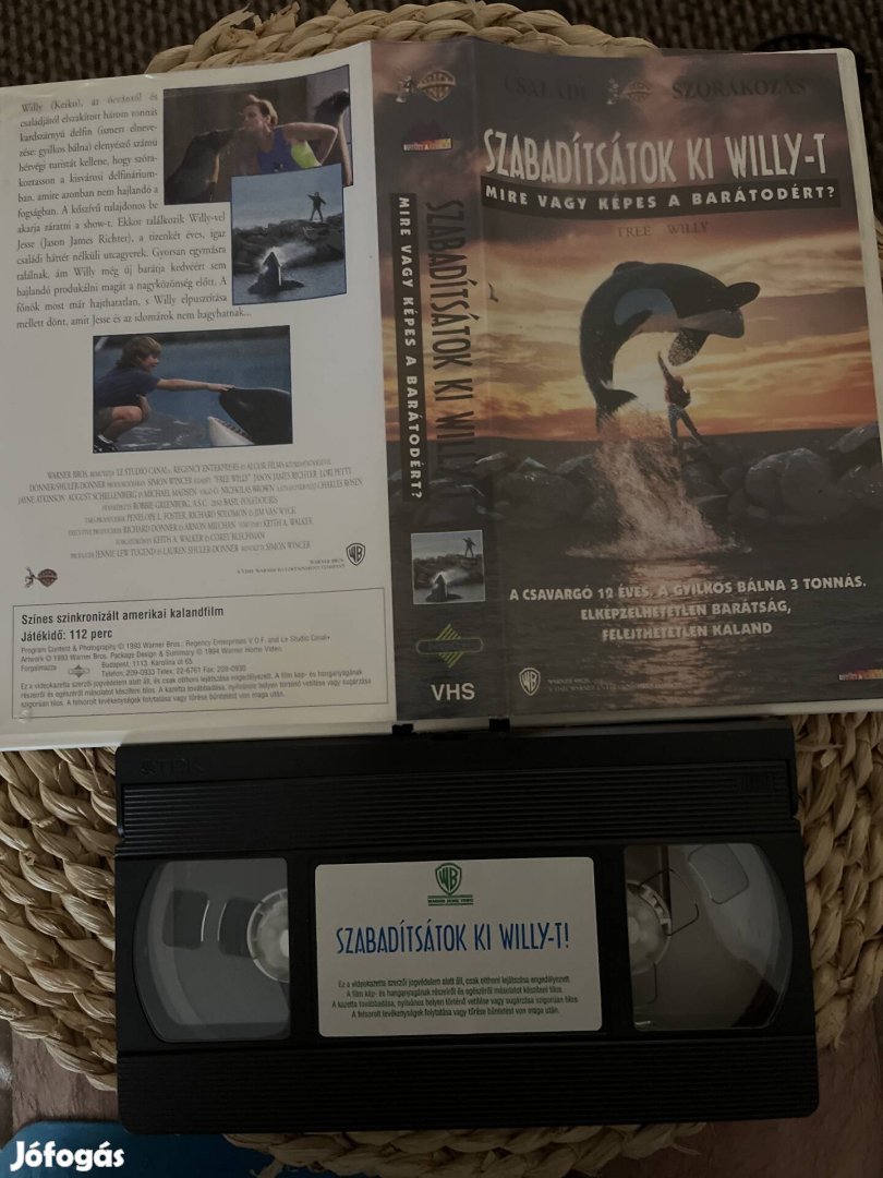 Szabadítsátok ki Willyt vhs